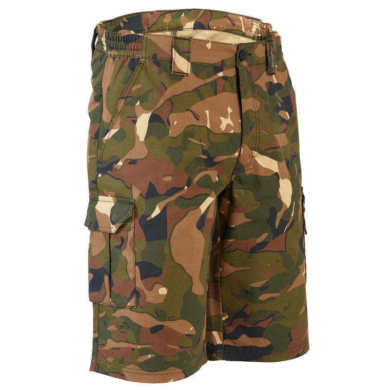 Bermuda 500 Camouflage Woodland V1 Vert Et Marron 1 Bermuda 500 Camouflage Woodland V1 Vert Et Marron