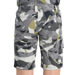 Bermuda Chasse Junior 500 Camouflage Gris -Chasse Fournitures Boutique bermuda chasse junior 500 camouflage gris 4