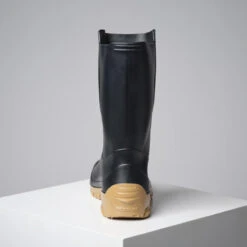 BOTTILLONS NOIRS LEGER PVC 100 FEMME -Chasse Fournitures Boutique bottillons noirs leger pvc 100 femme 3