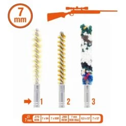 Brosses De Rechange Pour Kit Armes Rayées (filetage 8/32) 7 Brosses De Rechange Pour Kit Armes Rayées (filetage 8/32) -Chasse Fournitures Boutique brosses de rechange pour kit armes rayees filetage 832 2