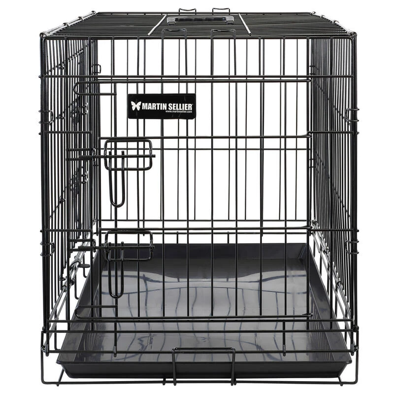 MARTIN SELLIER CAISSE DE TRANSPORT PLIABLE EN GRILLE POUR 1 CHIEN 2 MARTIN SELLIER CAISSE DE TRANSPORT PLIABLE EN GRILLE POUR 1 CHIEN – Image 2