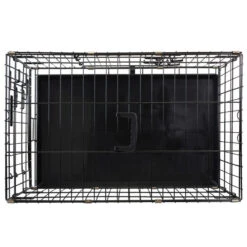 MARTIN SELLIER CAISSE DE TRANSPORT PLIABLE EN GRILLE POUR 1 CHIEN 15 MARTIN SELLIER CAISSE DE TRANSPORT PLIABLE EN GRILLE POUR 1 CHIEN -Chasse Fournitures Boutique caisse de transport pliable en grille pour 1 chien 5