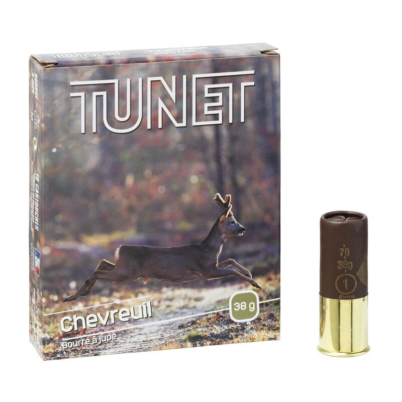CARTOUCHE CHEVREUIL 38g CALIBRE 12/70 PLOMB N°1 X10 1 CARTOUCHE CHEVREUIL 38g CALIBRE 12/70 PLOMB N°1 X10