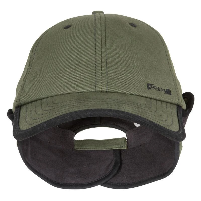 Casquette Chasse Polaire Chaude 500 Verte 9 Casquette Chasse Polaire Chaude 500 Verte – Image 9