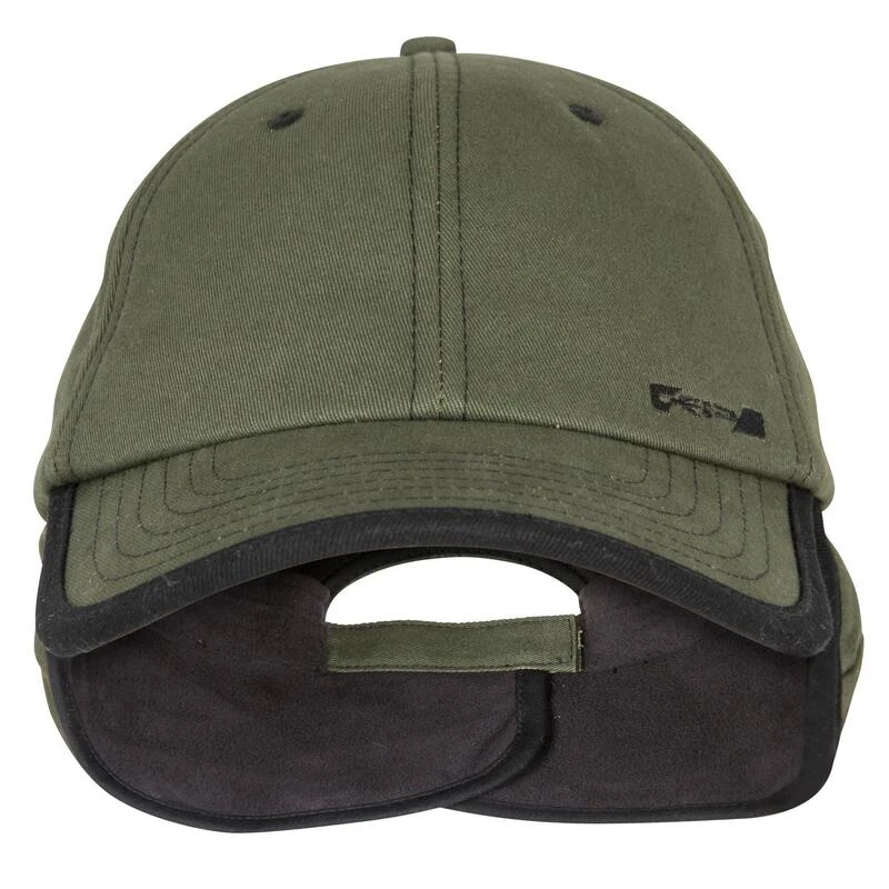 Casquette Chasse Polaire Chaude 500 Verte 10 Casquette Chasse Polaire Chaude 500 Verte – Image 10
