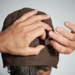 CASQUETTE CHAUDE LAINE A RABAT 500 MARRON -Chasse Fournitures Boutique casquette chaude laine a rabat 500 marron 2