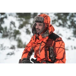 CHAPKA CHASSE CAMOUFLAGE ORANGE -Chasse Fournitures Boutique chapka chasse camouflage orange 5