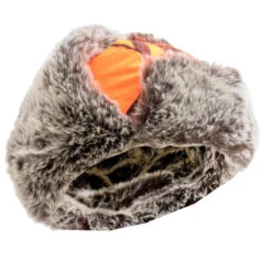 CHAPKA CHASSE CAMOUFLAGE ORANGE -Chasse Fournitures Boutique chapka chasse camouflage orange 6