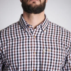 CHEMISE VERNEY CARRON À CARREAUX BLANCHE -Chasse Fournitures Boutique chemise verney carron a carreaux blanche 2