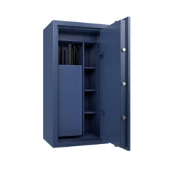 COFFRE FORT ANTI FEU POUR 13 ARMES SERRURE À CLÉ A2P -Chasse Fournitures Boutique coffre fort anti feu pour 13 armes serrure a cle a2p 2