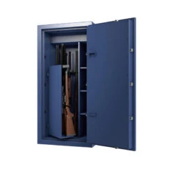 COFFRE FORT ANTI FEU POUR 13 ARMES SERRURE À CLÉ A2P -Chasse Fournitures Boutique coffre fort anti feu pour 13 armes serrure a cle a2p 4