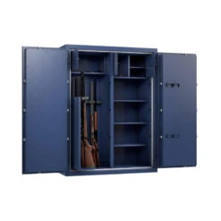 COFFRE FORT ANTI FEU POUR 17 ARMES SERRURE A CLES A2P -Chasse Fournitures Boutique coffre fort anti feu pour 17 armes serrure a cles a2p 3