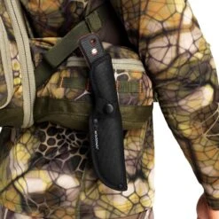 Couteau Chasse Fixe 9cm Grip Noir Sika 90 -Chasse Fournitures Boutique couteau chasse fixe 9cm grip noir sika 90 3