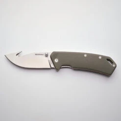 Couteau Chasse Pliant 8 Cm Gut Hook Vert Axis 80 -Chasse Fournitures Boutique couteau chasse pliant 8 cm gut hook vert axis 80 2