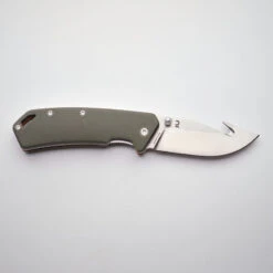 Couteau Chasse Pliant 8 Cm Gut Hook Vert Axis 80 -Chasse Fournitures Boutique couteau chasse pliant 8 cm gut hook vert axis 80 3