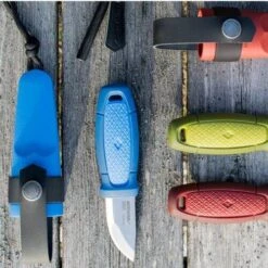 Morakniv Couteau De Survie Couteau De Cou Eldris Acier Sandvik - Bleu -Chasse Fournitures Boutique couteau de survie couteau de cou eldris acier sandvik bleu 4