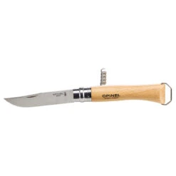 Couteau Pliant 10 Cm Inox Opinel N°10 Tire Bouchon Décapsuleur