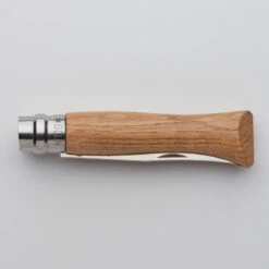 Couteau Pliant 9 Cm Inox Opinel N°9 Chêne -Chasse Fournitures Boutique couteau pliant 9 cm inox opinel n9 chene 3