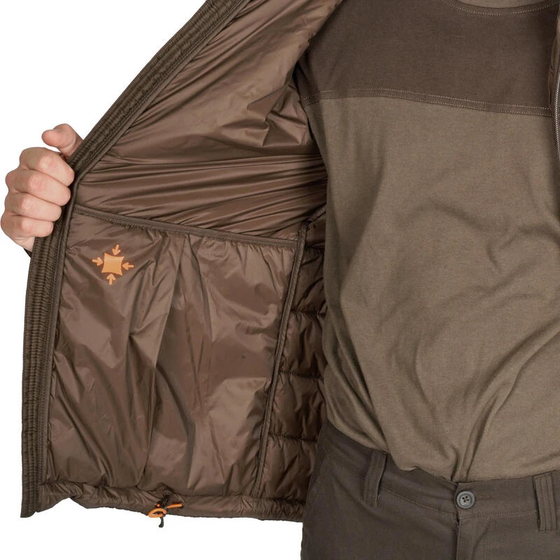 Doudoune De Chasse Chaude Compactable Marron 900. 9 Doudoune De Chasse Chaude Compactable Marron 900. – Image 9