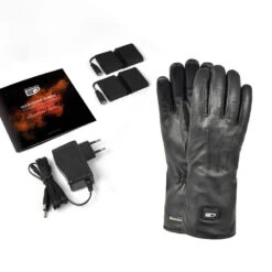 Gants En Cuir Chauffants - Extra Chauds - Noirs -Chasse Fournitures Boutique gants en cuir chauffants extra chauds noirs 5