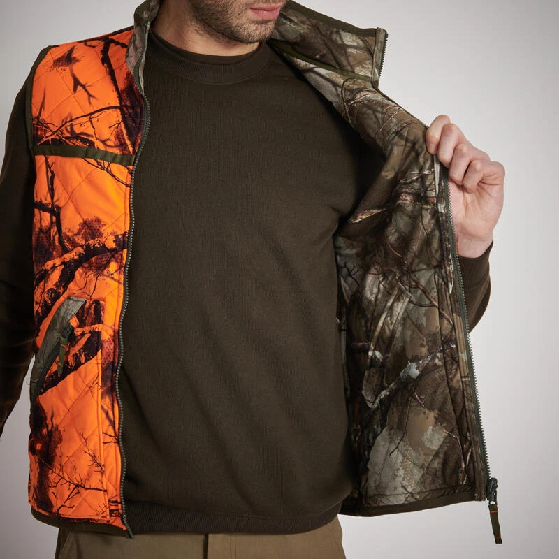 Gilet Chasse Réversible Treemetic/Treemetic Fluo 100 2 Gilet Chasse Réversible Treemetic/Treemetic Fluo 100 – Image 2