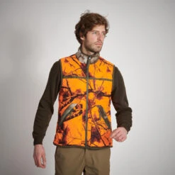 Gilet Chasse Réversible Treemetic/Treemetic Fluo 100