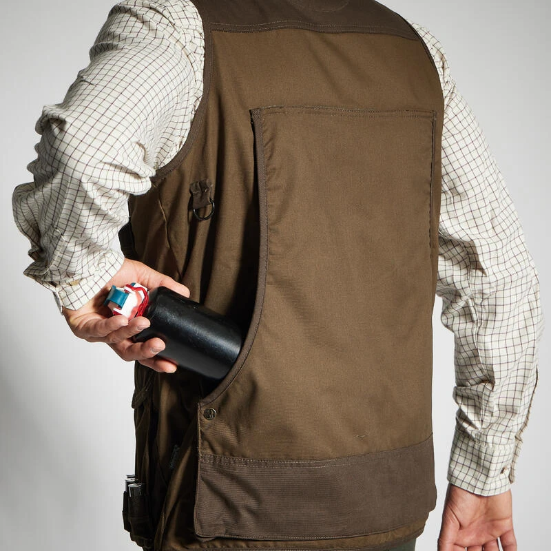 Gilet Chasse Savane Maxi Tubes Vert 7 Gilet Chasse Savane Maxi Tubes Vert – Image 7