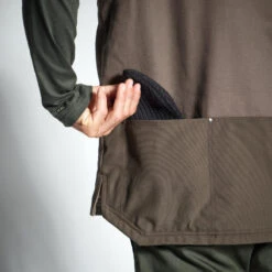 GILET RESISTANT 500 MARRON -Chasse Fournitures Boutique gilet resistant 500 marron 4