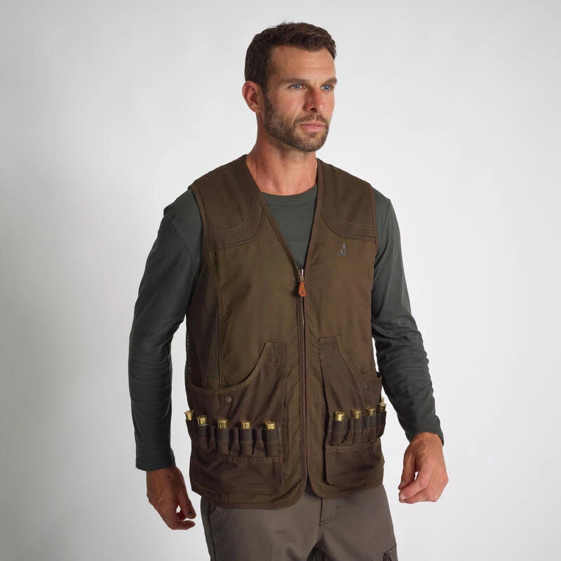 GILET REVERSIBLE PERCUSSION CAMO FLUO / VERT 1 GILET REVERSIBLE PERCUSSION CAMO FLUO / VERT