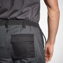 PANTALON CARGO RESISTANT STEPPE 300 BICOLORE GRIS ET NOIR -Chasse Fournitures Boutique pantalon cargo resistant steppe 300 bicolore gris et noir 3