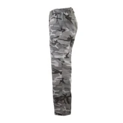 PANTALON CARGO RESISTANT STEPPE 300 CAMOUFLAGE WOODLAND NOIR -Chasse Fournitures Boutique pantalon cargo resistant steppe 300 camouflage woodland noir 2