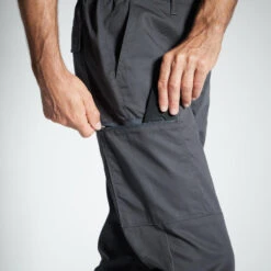 PANTALON CARGO RESISTANT STEPPE 300 GRIS -Chasse Fournitures Boutique pantalon cargo resistant steppe 300 gris 4