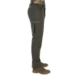 PANTALON CHASSE CHAUD SILENCIEUX POLAIRE VERT 100 -Chasse Fournitures Boutique pantalon chasse chaud silencieux polaire vert 100 4