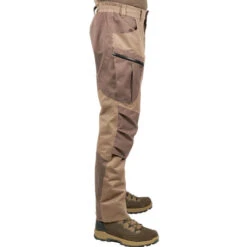 PANTALON CHASSE IMPERMEABLE CHAUD SILENCIEUX MARRON 520 -Chasse Fournitures Boutique pantalon chasse impermeable chaud silencieux marron 520 3