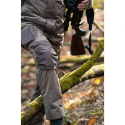 PANTALON CHASSE IMPERMEABLE CHAUD SILENCIEUX MARRON 520 -Chasse Fournitures Boutique pantalon chasse impermeable chaud silencieux marron 520 4