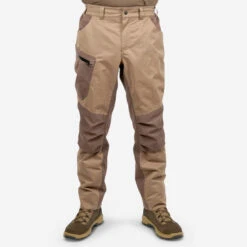 PANTALON CHASSE IMPERMEABLE CHAUD SILENCIEUX MARRON 520 -Chasse Fournitures Boutique pantalon chasse impermeable chaud silencieux marron 520 6