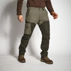 PANTALON Chasse RENFORT BIcolore - Vert 520