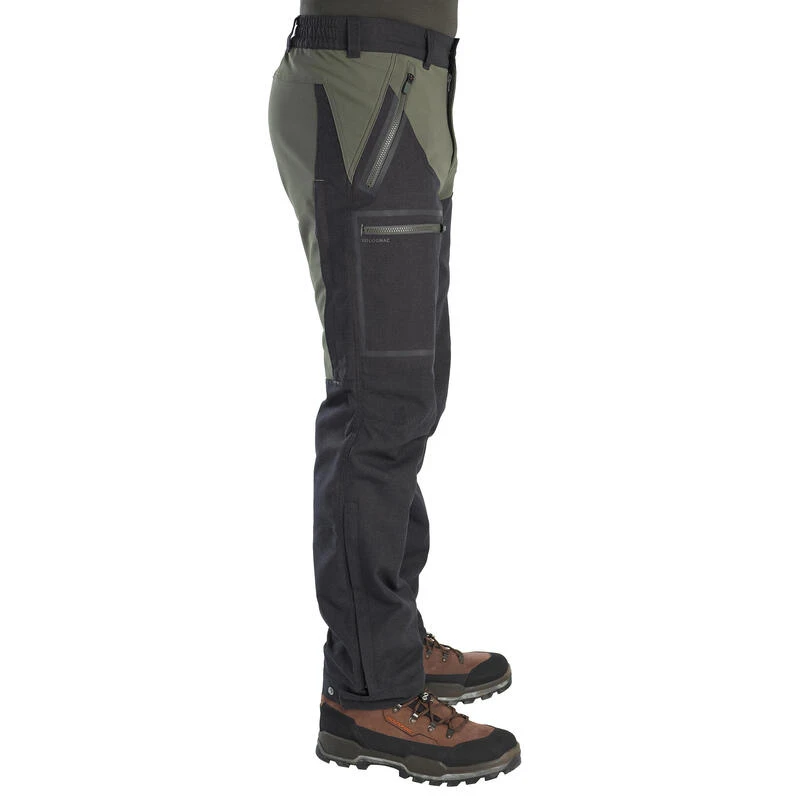 Pantalon Chasse Résistant Et Respirant Bois 900 3 Pantalon Chasse Résistant Et Respirant Bois 900 – Image 3