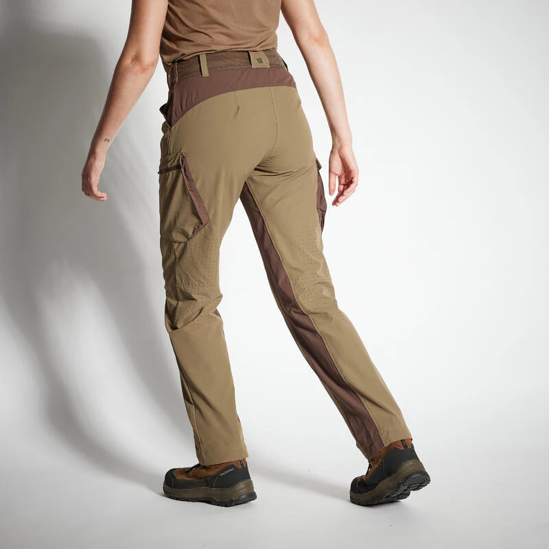 PANTALON FEMME 500 LEGER RESPIRANT MARRON 3 PANTALON FEMME 500 LEGER RESPIRANT MARRON – Image 3