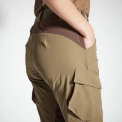 PANTALON FEMME 500 LEGER RESPIRANT MARRON 13 PANTALON FEMME 500 LEGER RESPIRANT MARRON -Chasse Fournitures Boutique pantalon femme 500 leger respirant marron 3