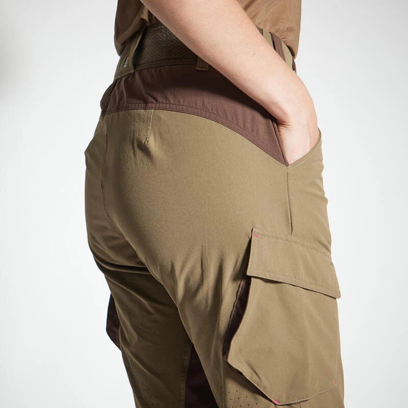 PANTALON FEMME 500 LEGER RESPIRANT MARRON 4 PANTALON FEMME 500 LEGER RESPIRANT MARRON – Image 4