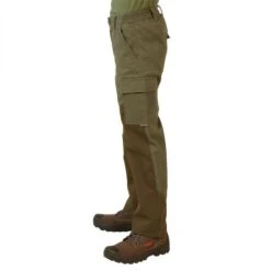 PANTALON RENFORT JUNIOR - 100 VERT ET MARRON -Chasse Fournitures Boutique pantalon renfort junior 100 vert et marron 4