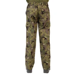 Pantalon Résistant Junior -100 Camouflage Island Vert -Chasse Fournitures Boutique pantalon resistant junior 100 camouflage island vert 2