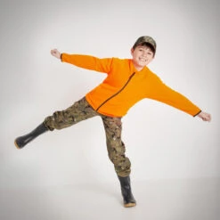 Pantalon Résistant Junior -100 Camouflage Island Vert -Chasse Fournitures Boutique pantalon resistant junior 100 camouflage island vert 9
