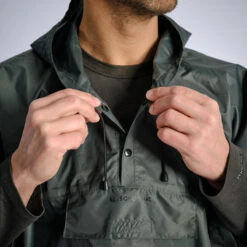 PONCHO LONG IMPERMEABLE 500 VERT -Chasse Fournitures Boutique poncho long impermeable 500 vert 5