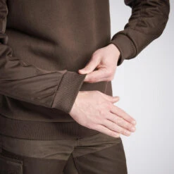 PULL RENFORT 500 MARRON -Chasse Fournitures Boutique pull renfort 500 marron 4