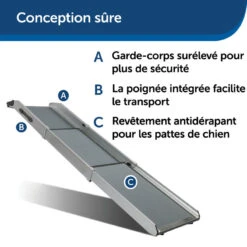 PetSafe RAMPE TELESCOPIQUE 3 PARTIES -Chasse Fournitures Boutique rampe telescopique 3 parties 6