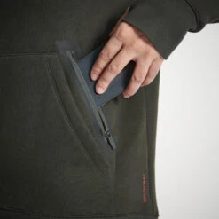 SWEAT-SHIRT CAPUCHE FEMME 500 CHAUD VERT -Chasse Fournitures Boutique sweat shirt capuche femme 500 chaud vert 4