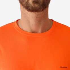 T-SHIRT CHASSE RESPIRANT ORANGE FLUO 300 5 T-SHIRT CHASSE RESPIRANT ORANGE FLUO 300 -Chasse Fournitures Boutique t shirt chasse respirant orange fluo 300 2