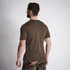 Chasse Fournitures Boutique -Chasse Fournitures Boutique t shirt manches courtes respirant chasse homme 100 marron fonce 1